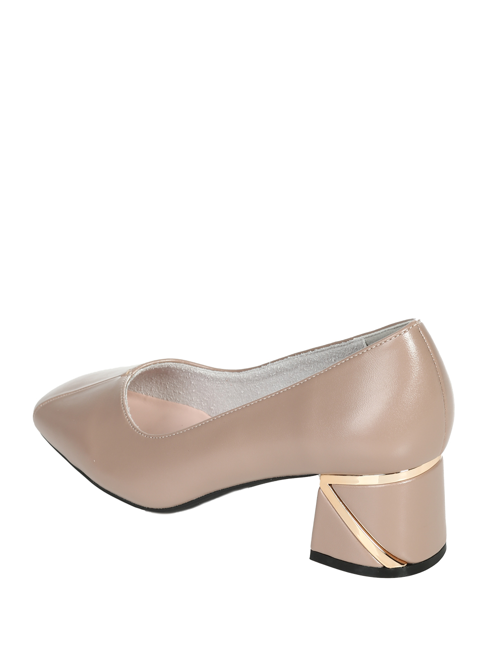 Елегантни дамски обувки на ток в бежово 3C-25993 beige