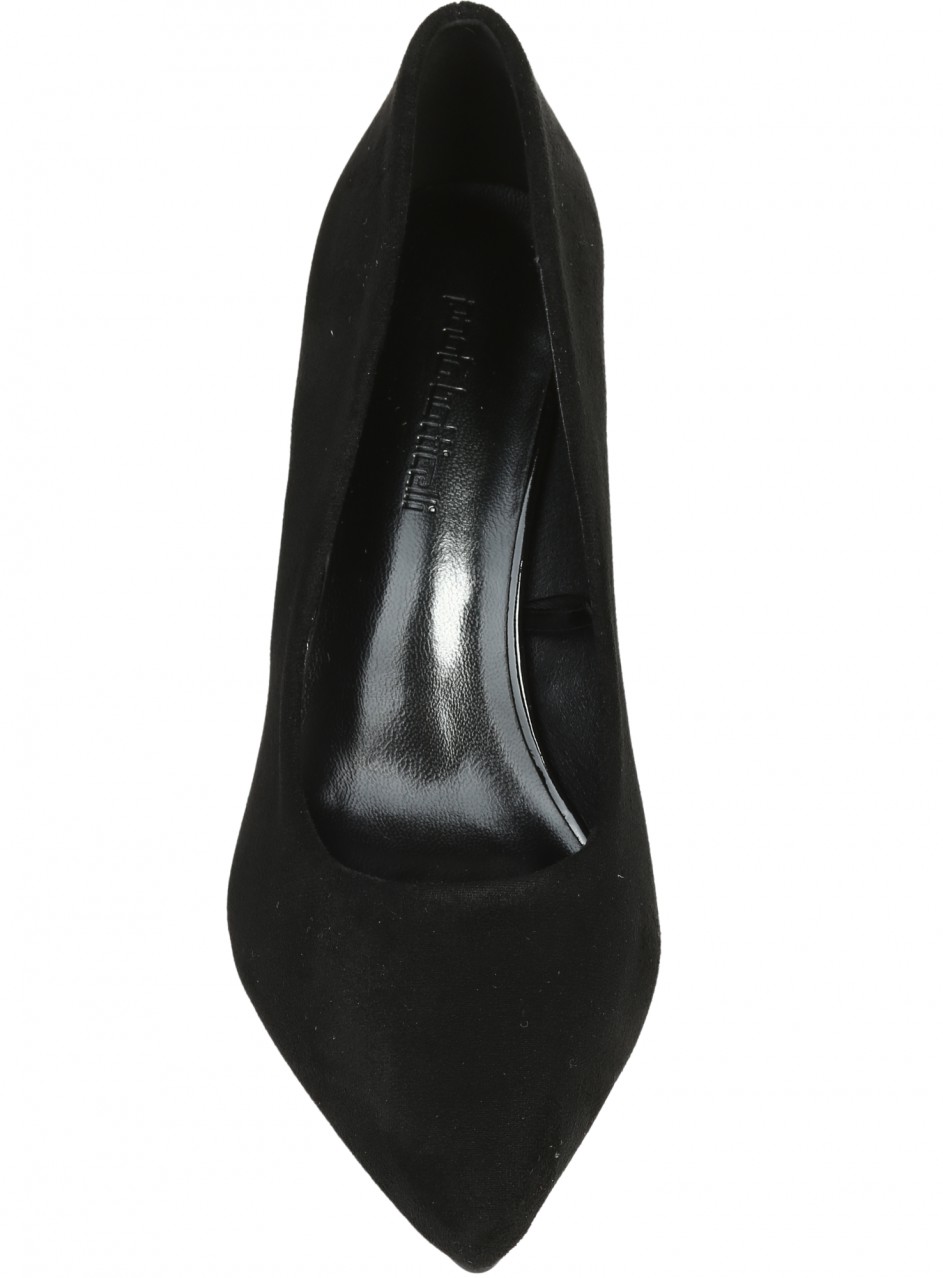 Елегантни дамски обувки на ток в черно 3C-25995 black
