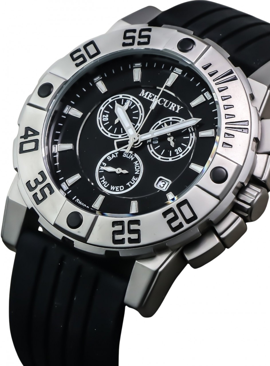 Mercury - Swiss Chronograph - ME1075-SBL-S-7 ME10225-SX-3