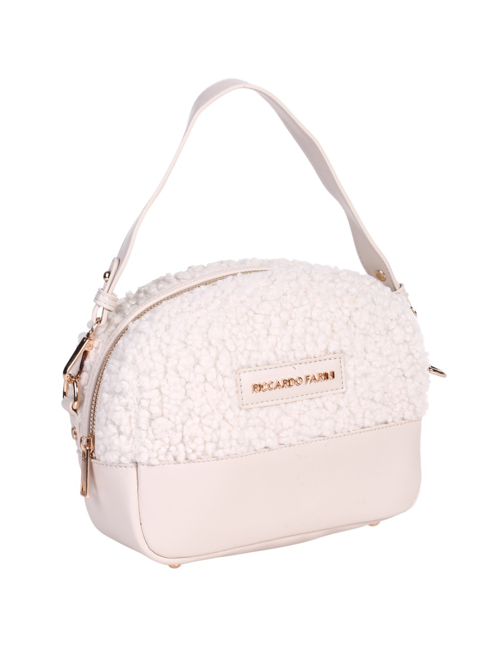 Ежедневна дамска чанта в светло бежовo 9V-25637 (24695) off white