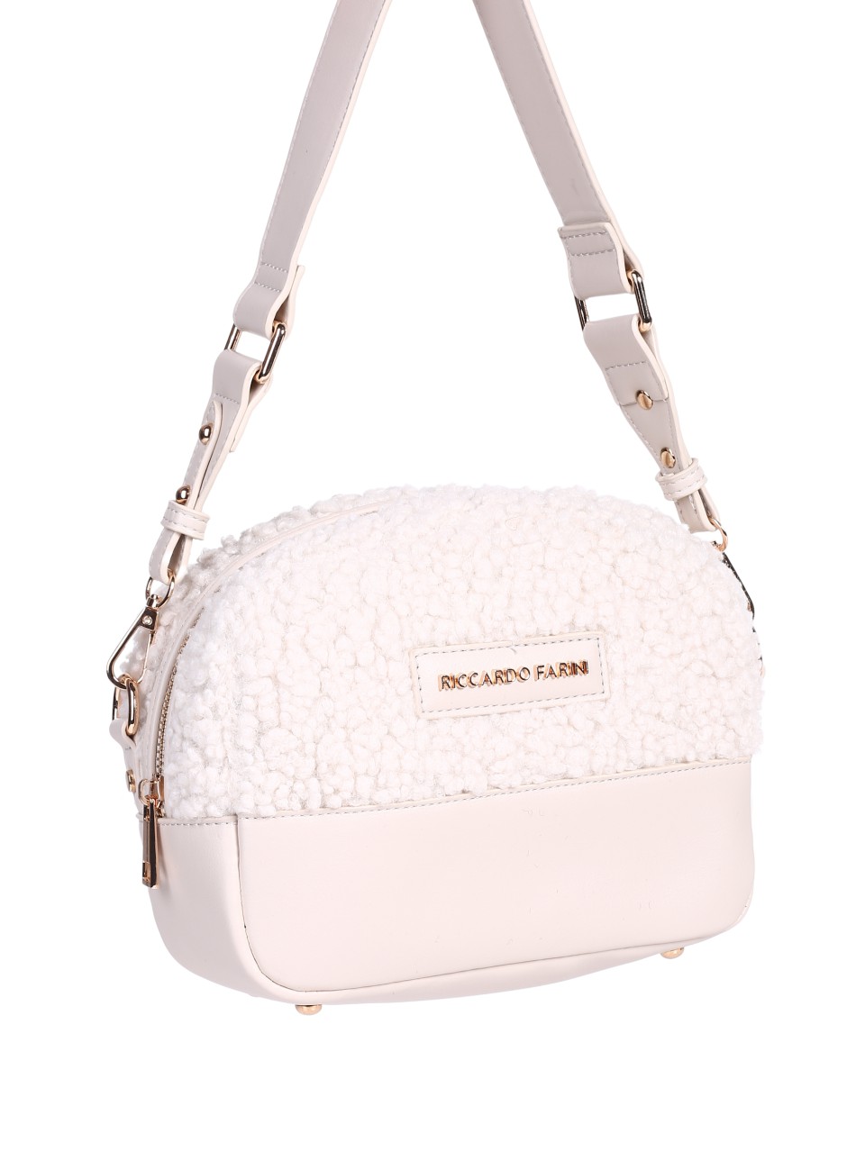 Ежедневна дамска чанта в светло бежовo 9V-25637 (24695) off white