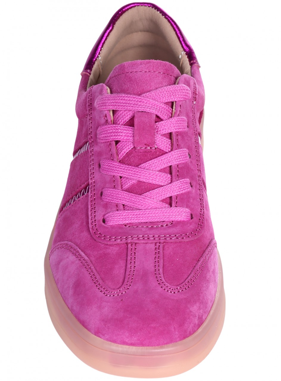 Ежедневни дамски обувки от естествен велур 3AF-26016 fuxia