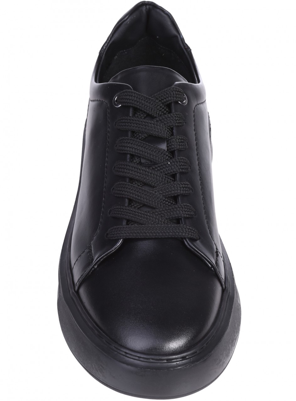 Ежедневни мъжки обувки от естествена кожа 152-18661 S1 black