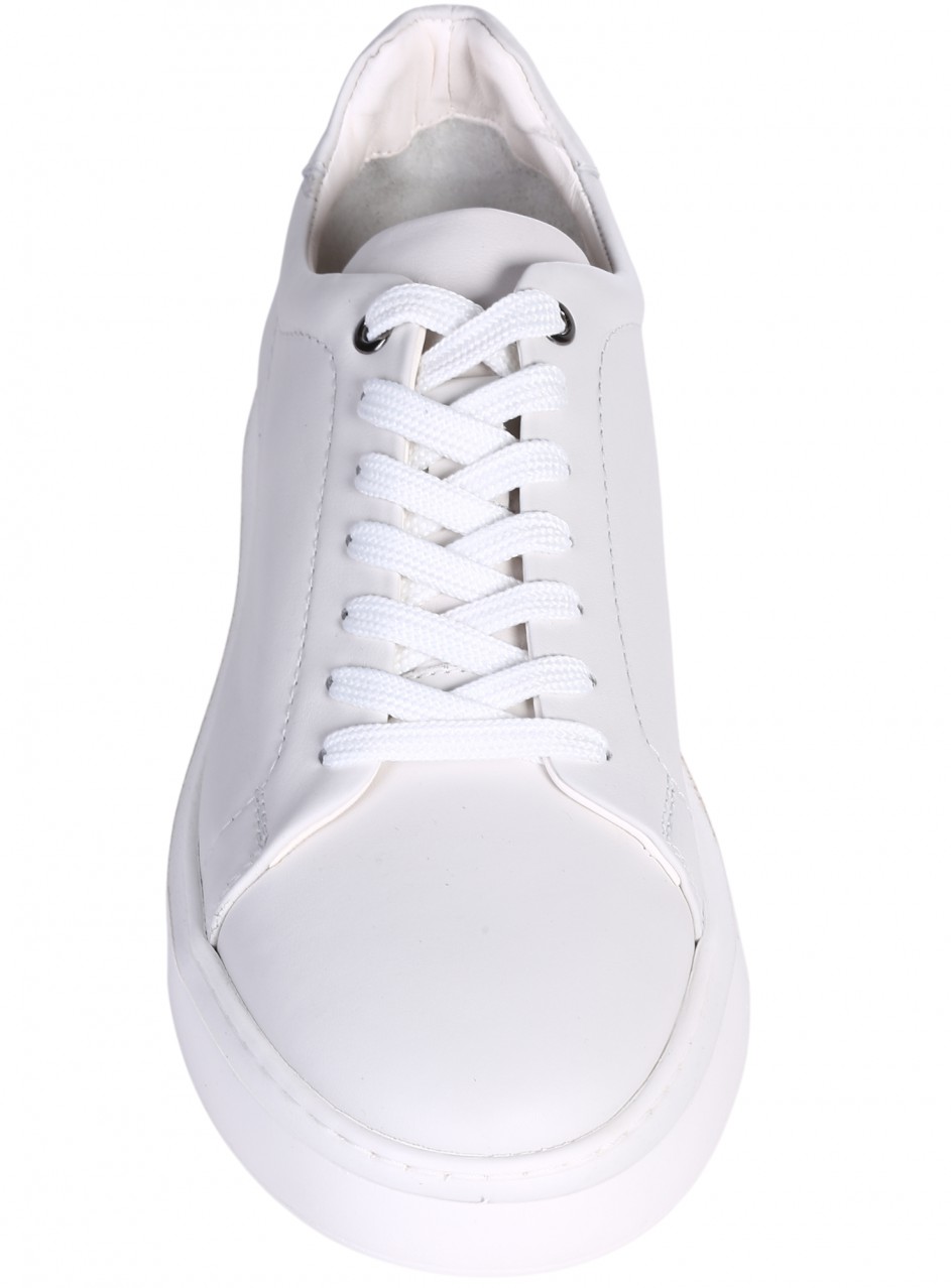 Ежедневни мъжки обувки от естествена кожа 152-18661 Z2 white