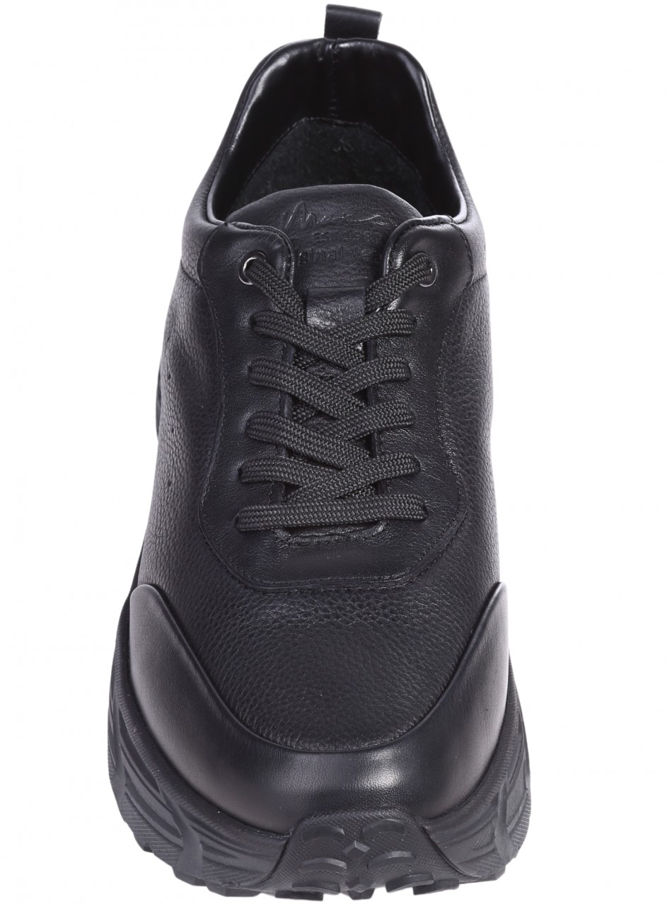 Ежедневни олекотени мъжки обувки от естествена кожа 152-20225 S1 black