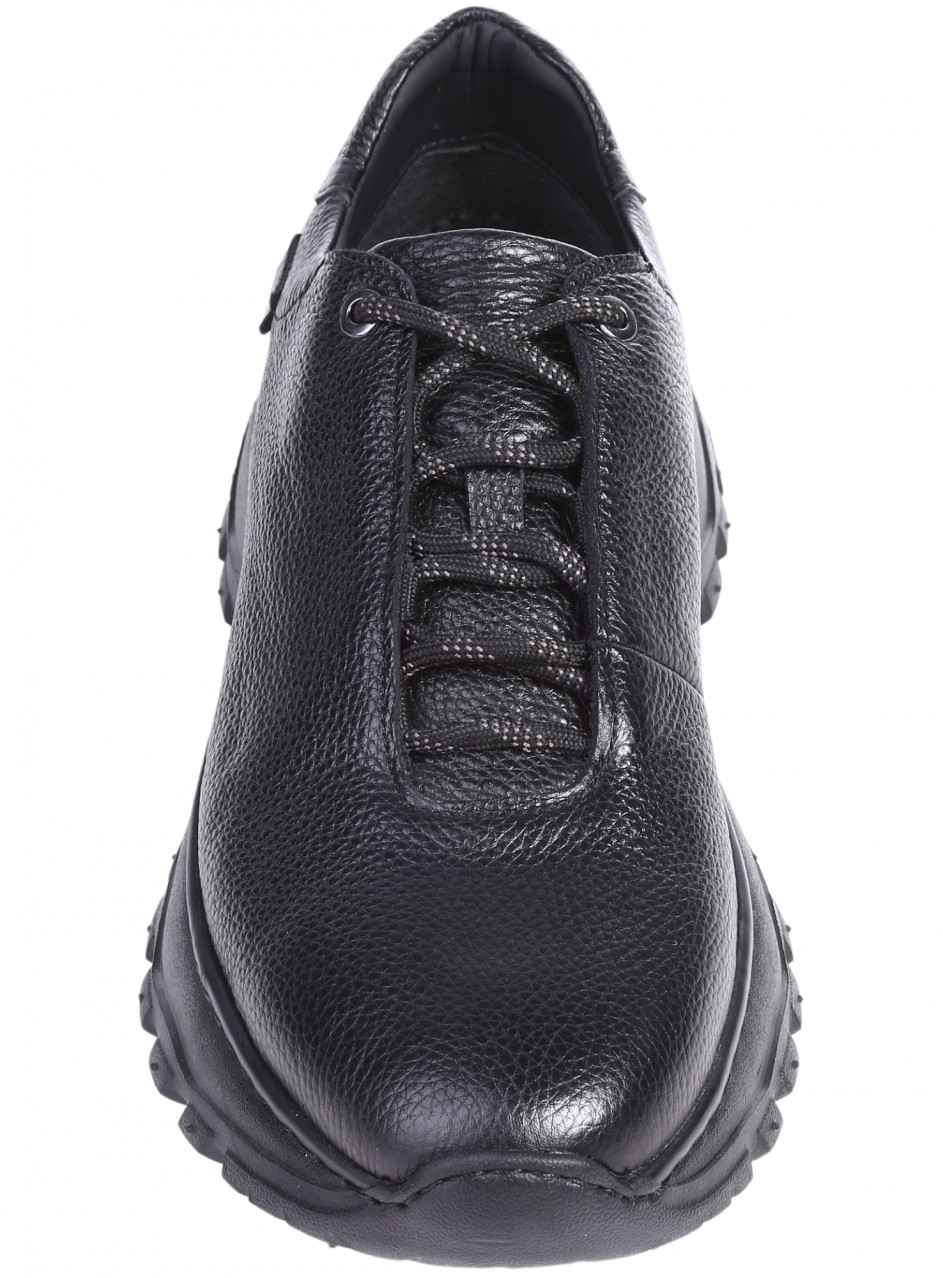 Ежедневни олекотени мъжки обувки от естествена кожа 152-20252 S1 black