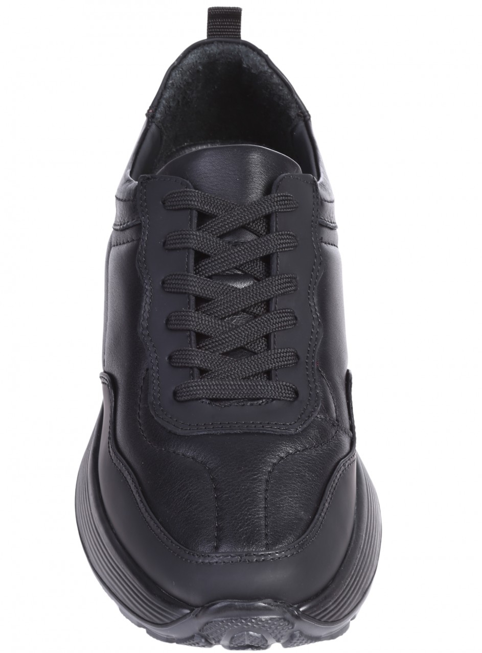 Ежедневни олекотени мъжки обувки от естествена кожа 152-20342 S1 black