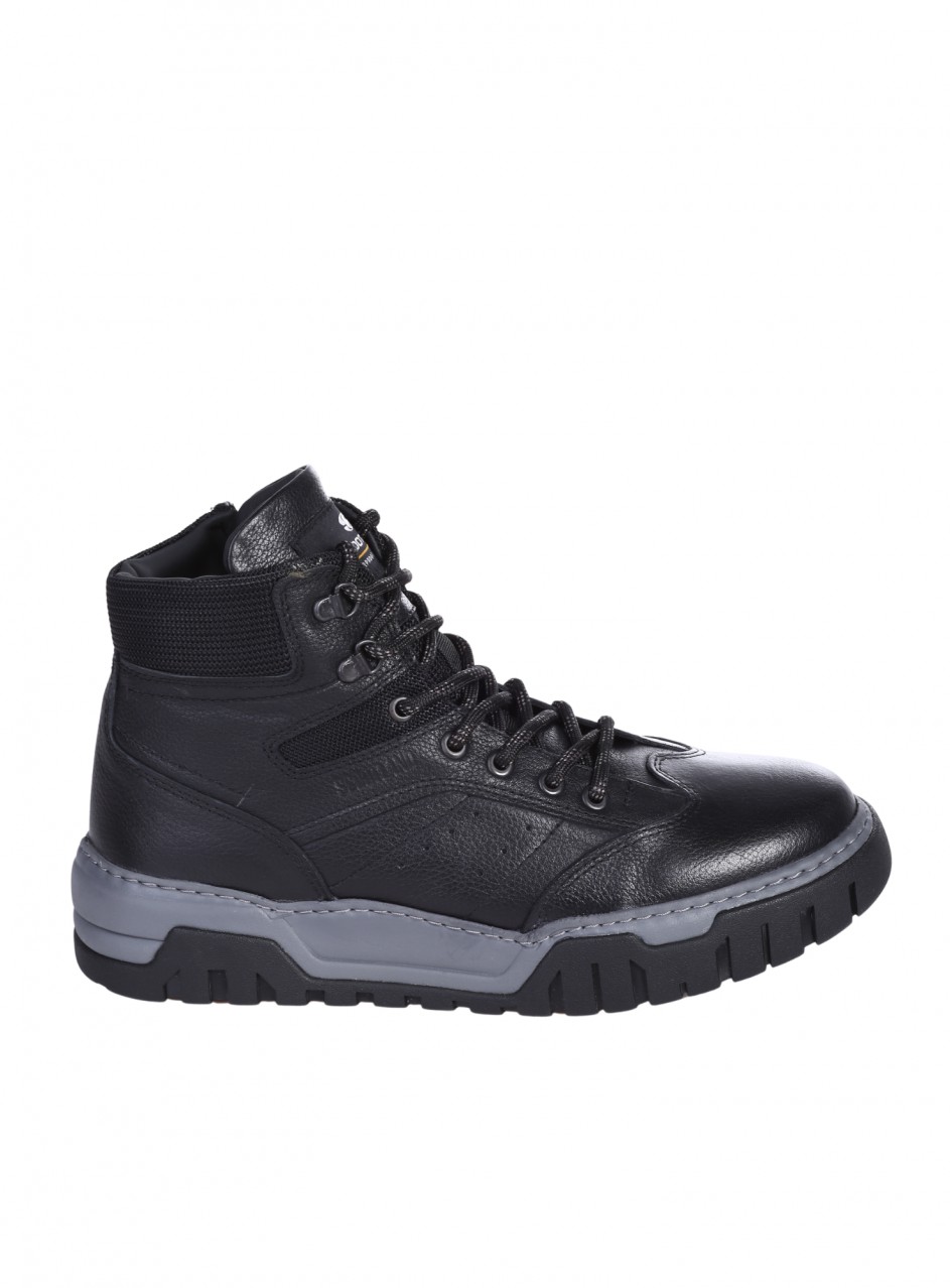 Ежедневни мъжки боти от естествена кожа 152-20404 S3 black 