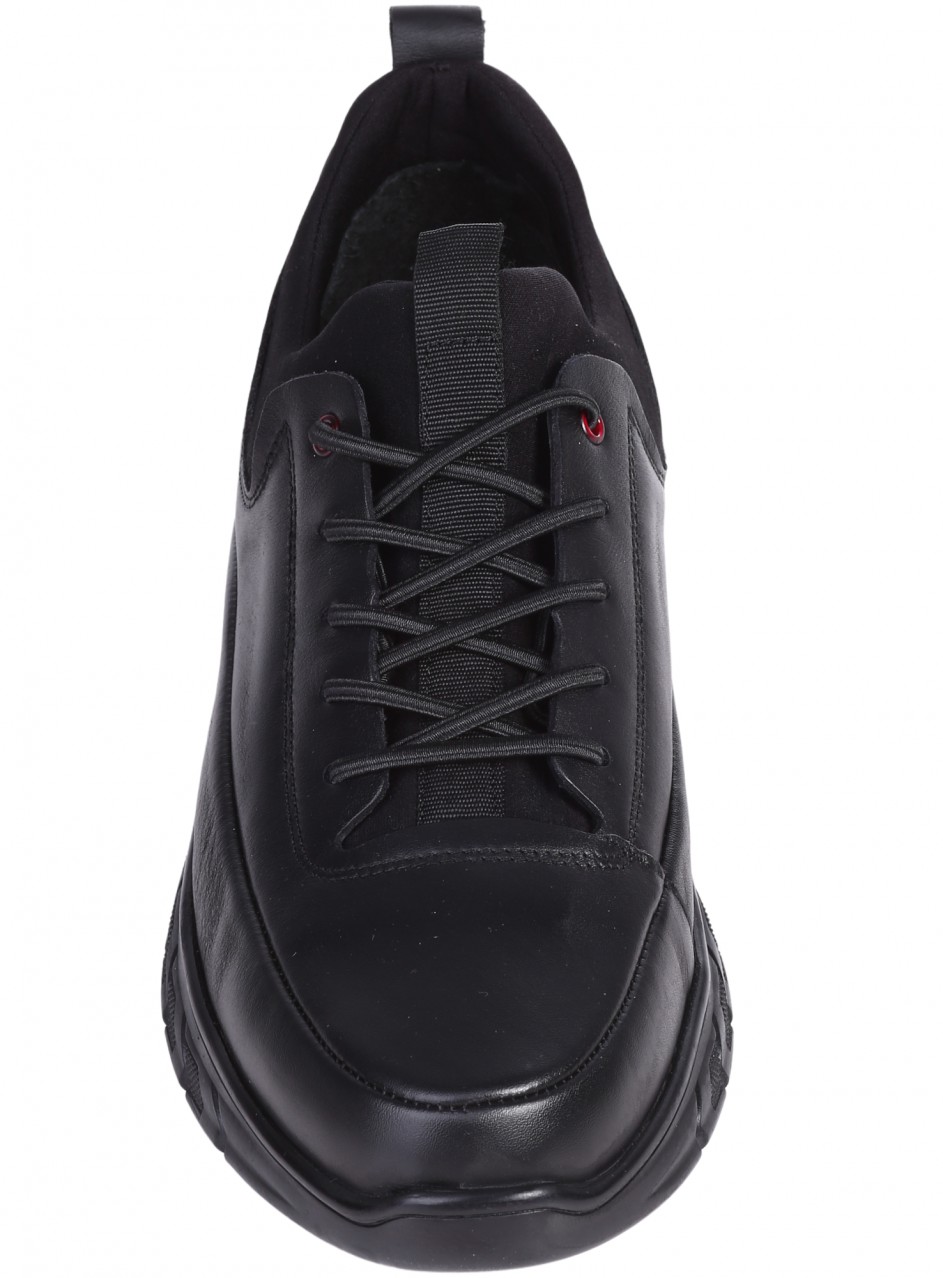 Ежедневни мъжки обувки от естествена кожа 152-20540 S1 black