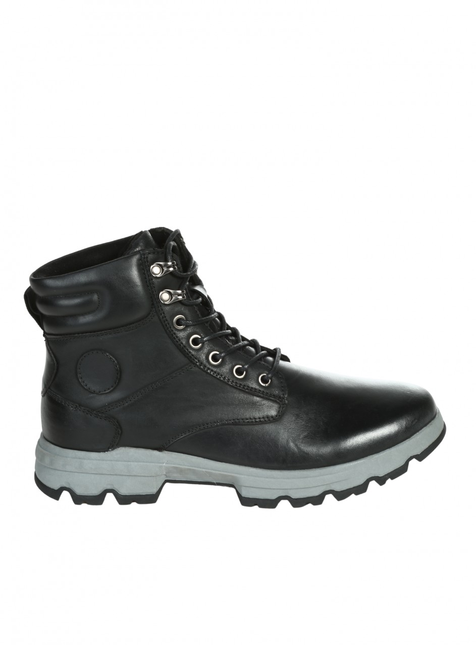 Ежедневни мъжки боти от естествена кожа 6AF-25629 black