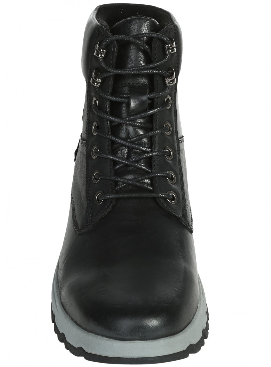 Ежедневни мъжки боти от естествена кожа 6AF-25629 black