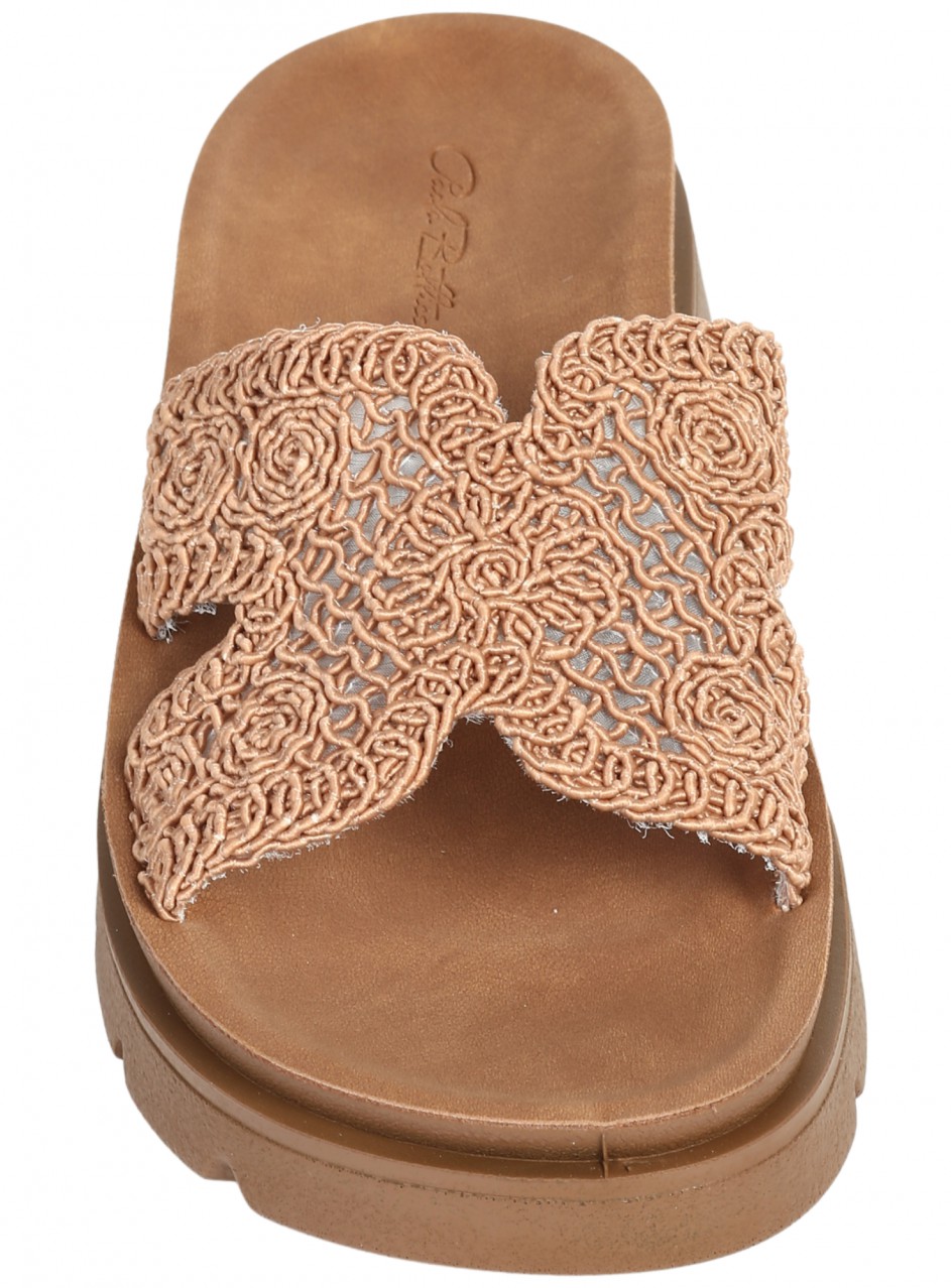 Ежедневни дамски чехли в кафяв 5C-26079 beige