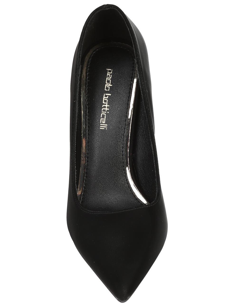 Елегантни дамски обувки, на висок ток, в черно 3M-26033 black (24663)(25207)