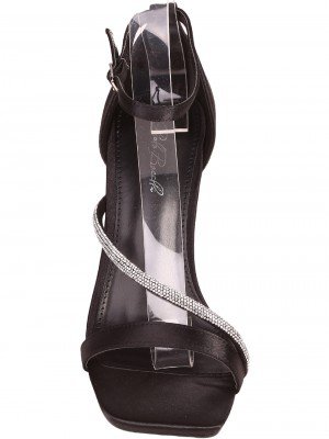 Елегантни дамски сандали на висок ток в черно 4M-26037 black (24047)(25033)