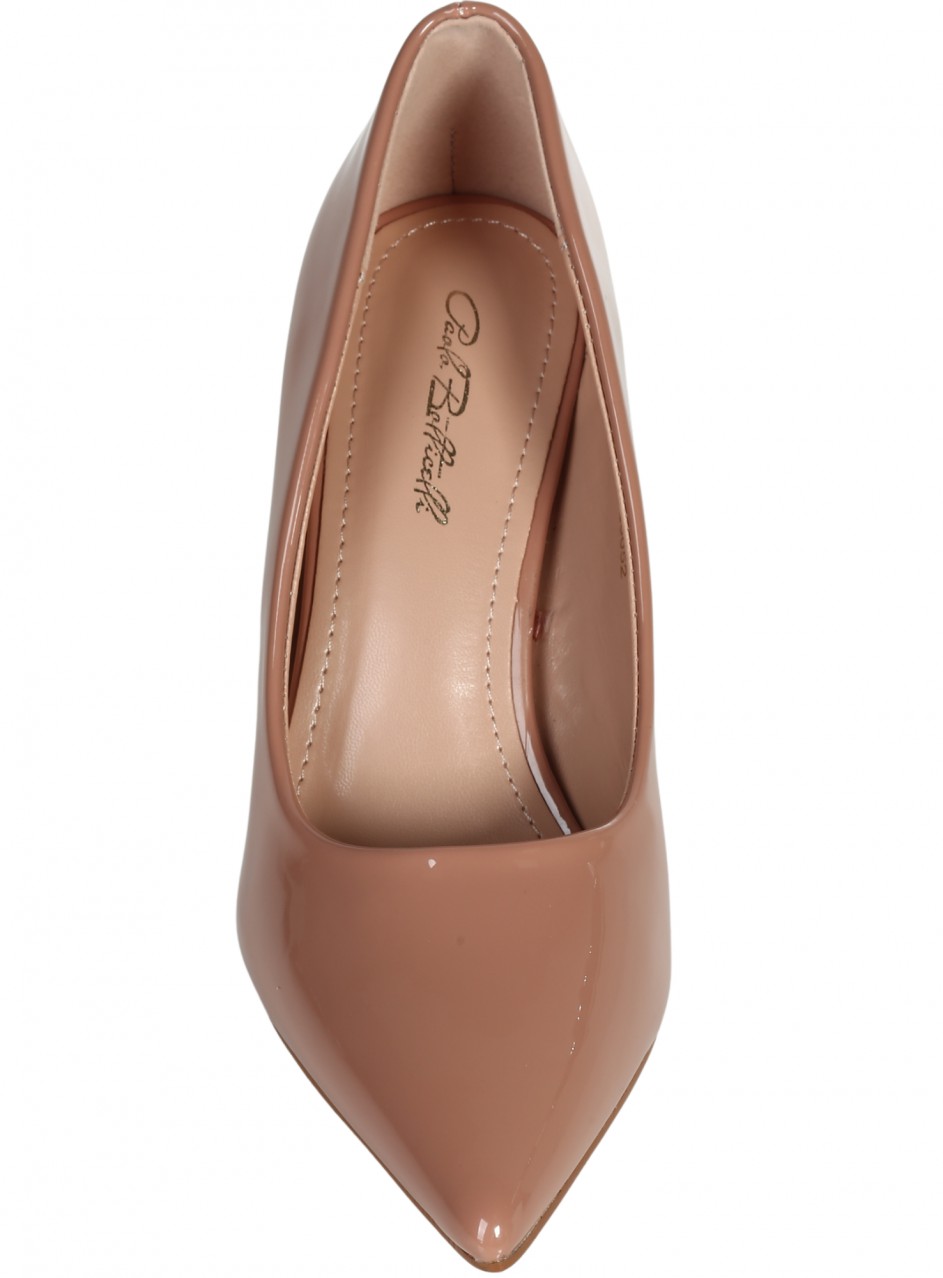 Елегантни дамски обувки, на висок ток 3M-26052 beige