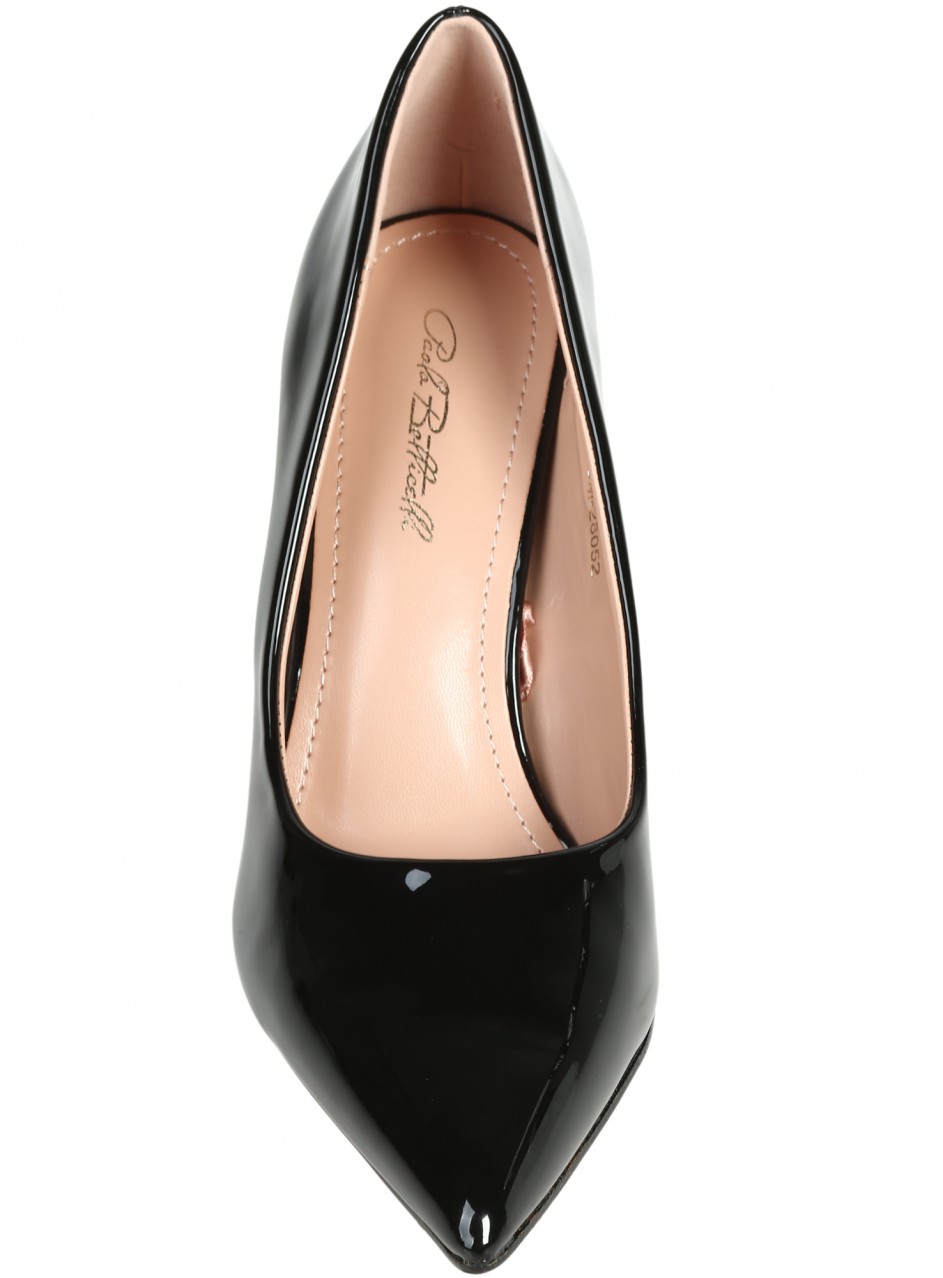 Елегантни дамски обувки, на висок ток 3M-26052 black