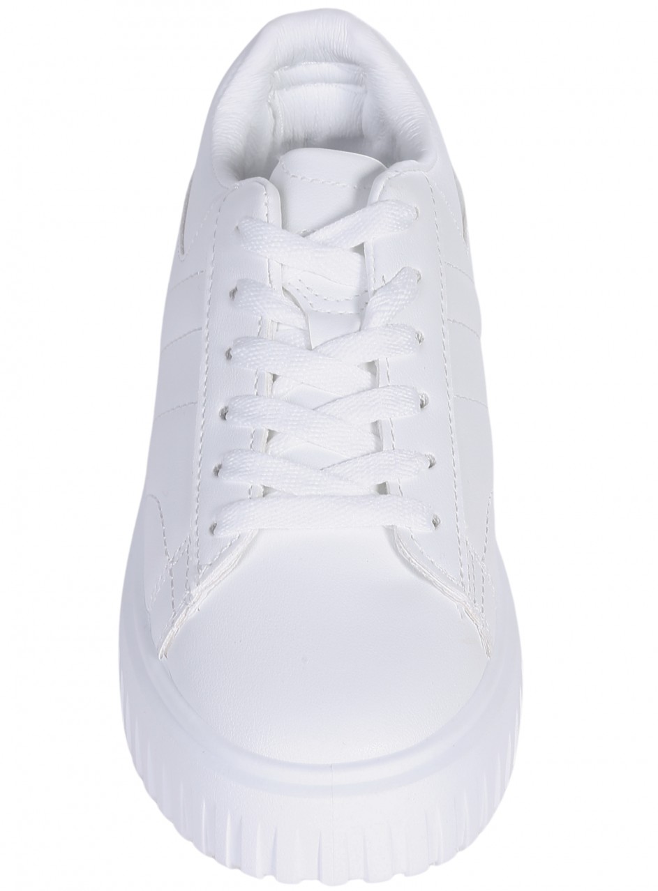 Ежедневни дамски обувки в бяло 3U-26062 white