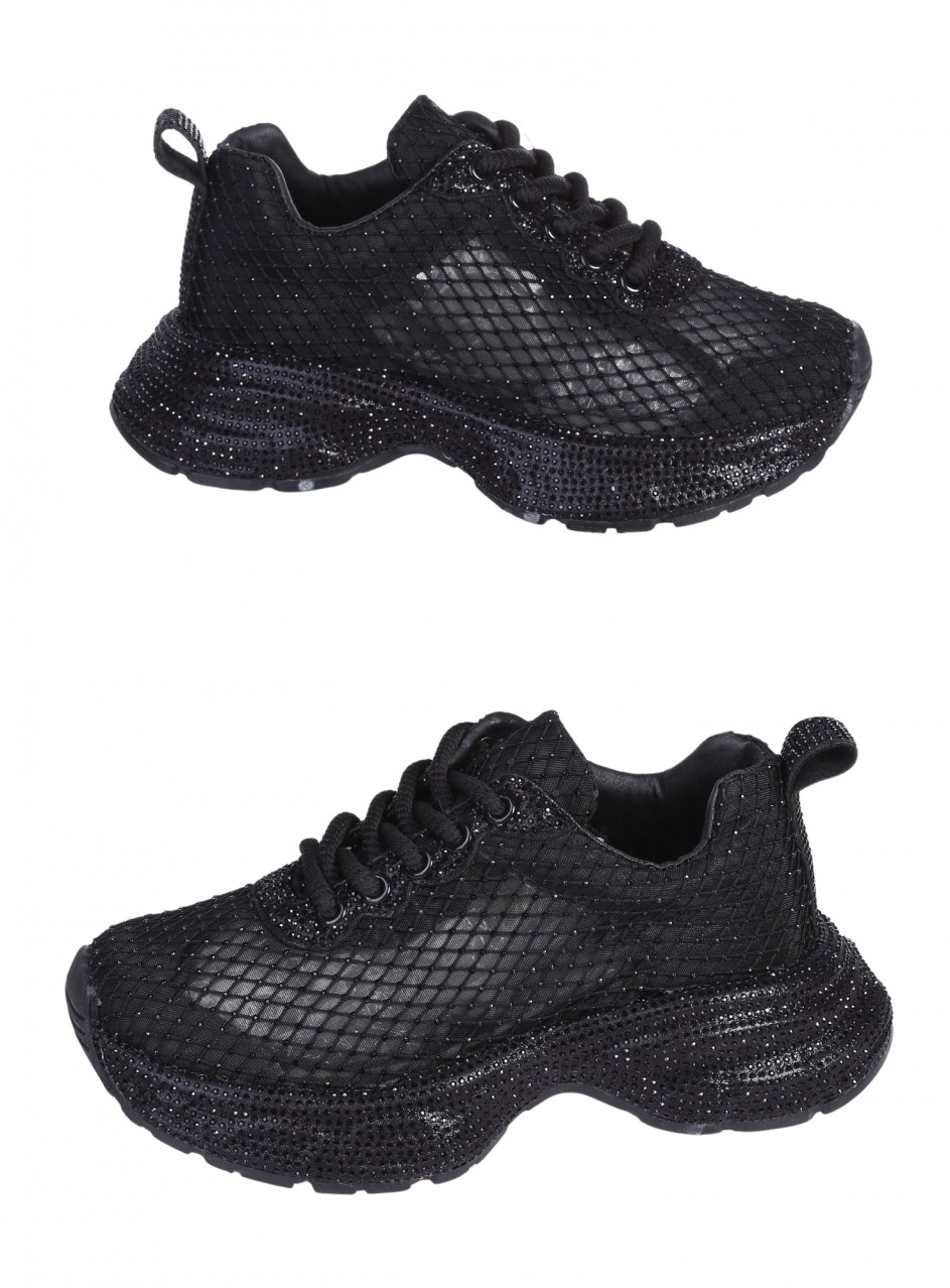 Ежедневни дамски обувки в черно 3U-26063 black