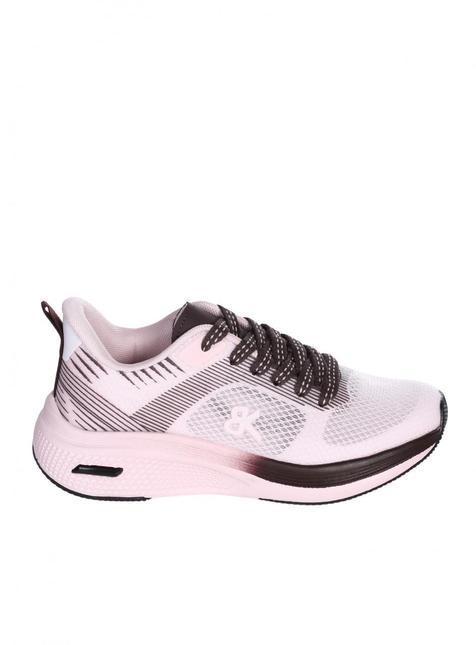 Ежедневни дамски олекотени обувки в розово 3U-26064 pink