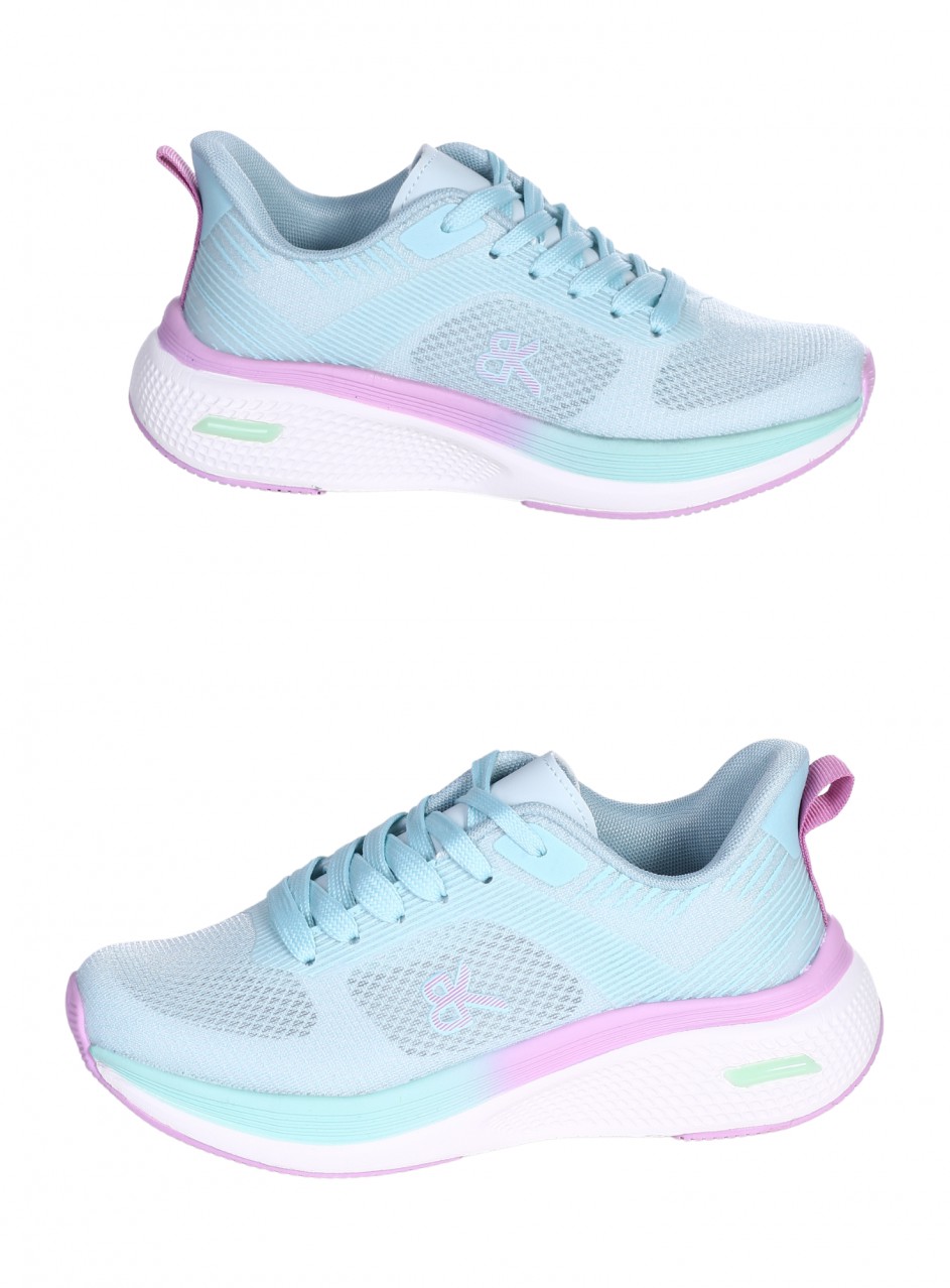 Ежедневни дамски олекотени обувки в син цвят 3U-26064 mint