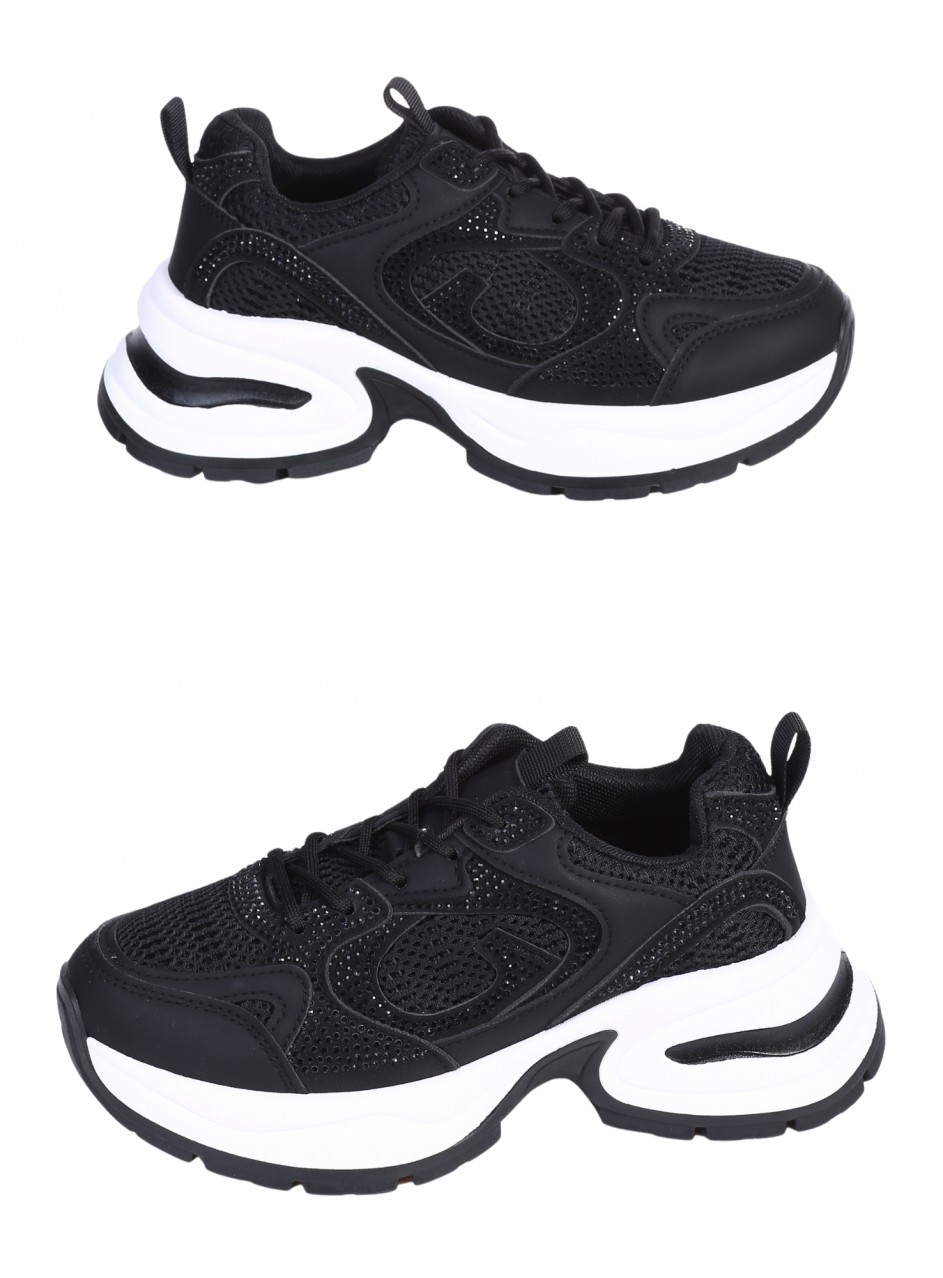 Ежедневни дамски обувки в черно 3U-26067 black