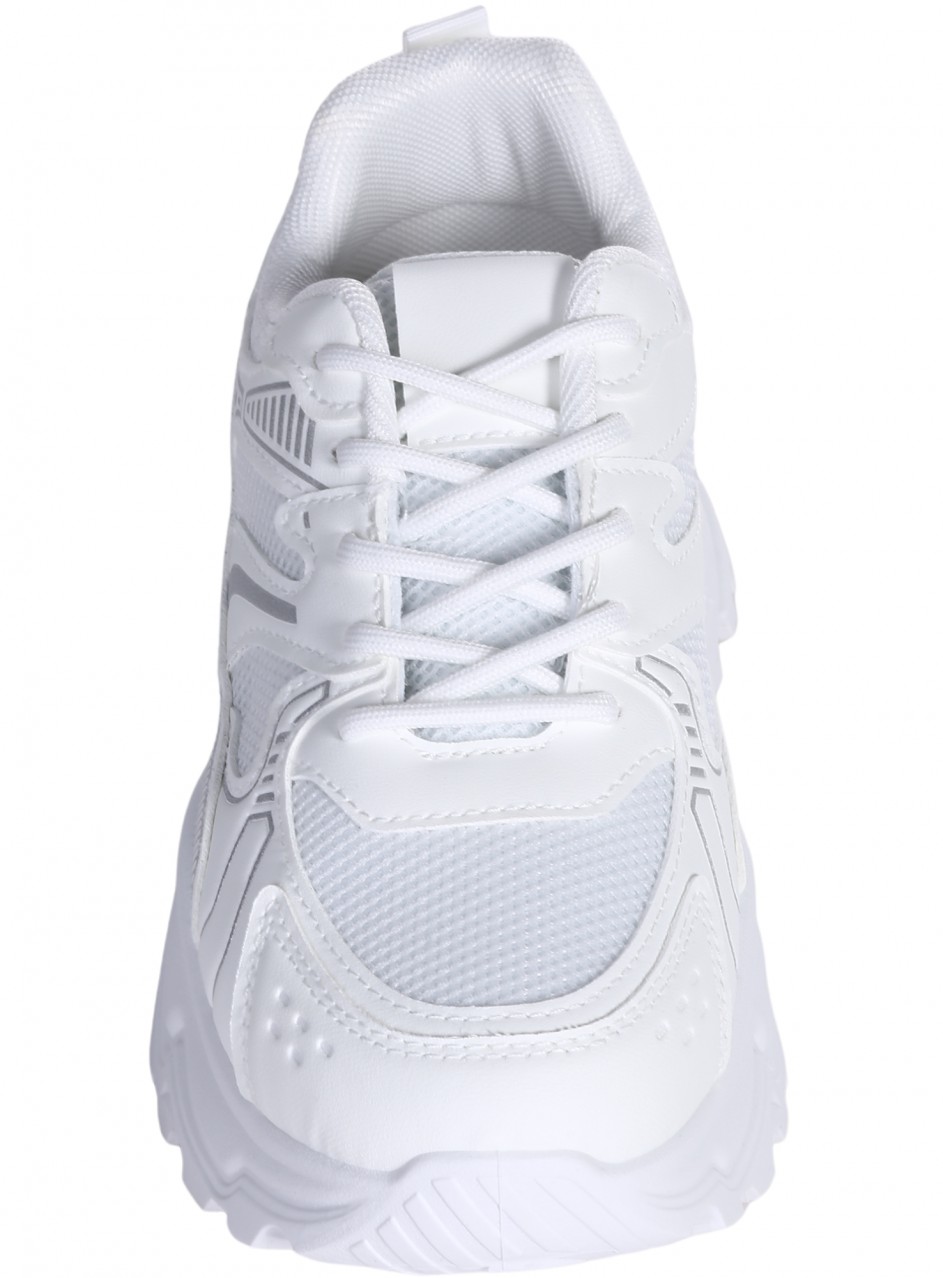 Ежедневни дамски обувки в бяло 3U-26071 all white