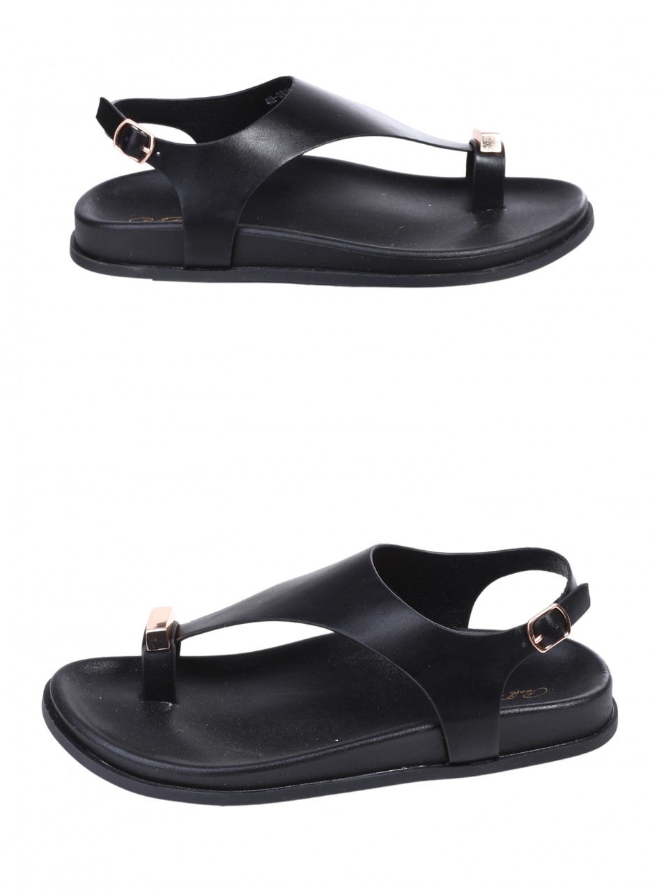 Ежедневни дамски сандали в черен цвят 4H-26116 black