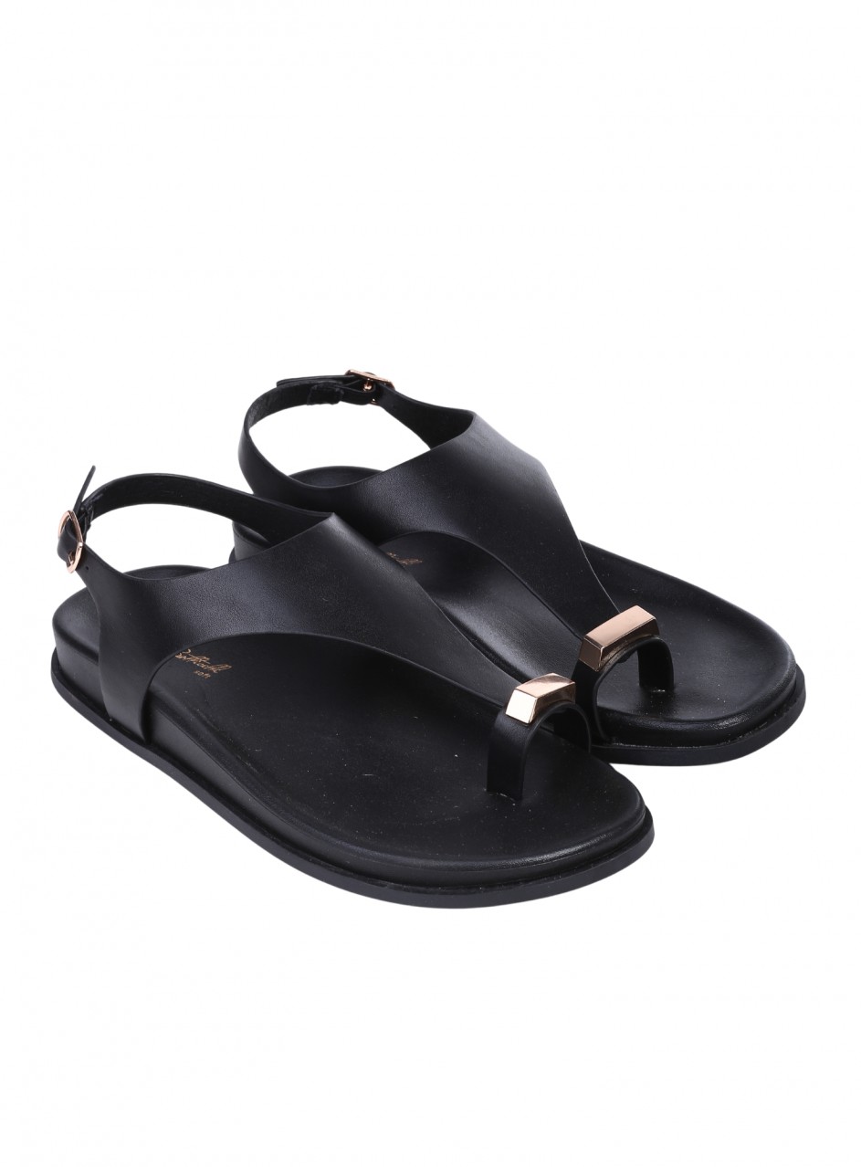 Ежедневни дамски сандали в черен цвят 4H-26116 black