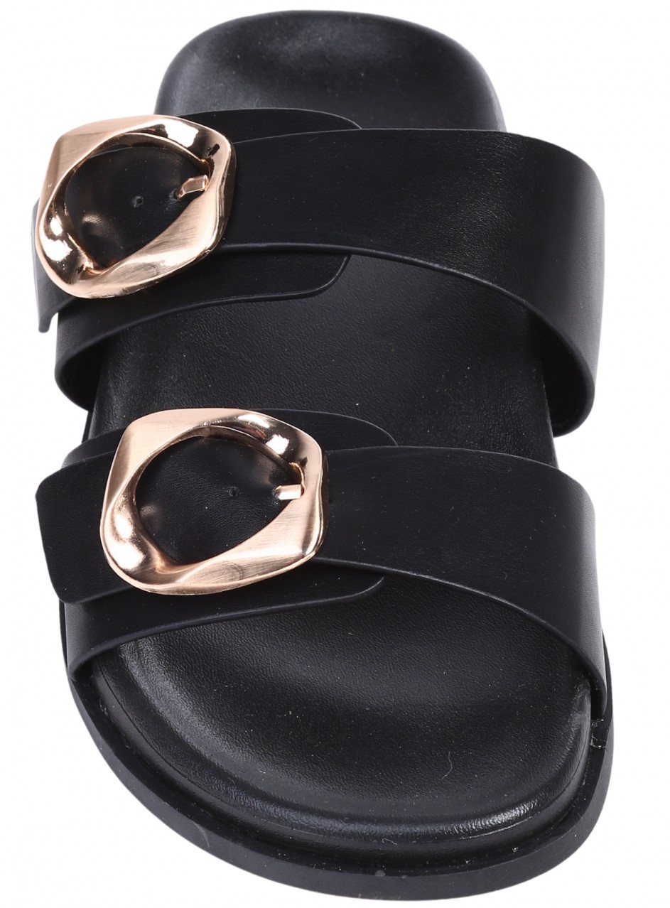 Ежедневни дамски чехли в черно 5H-26115 black