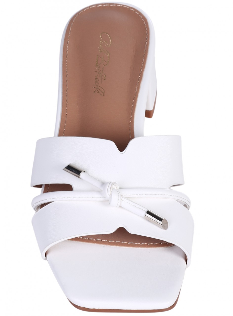 Ежедневни дамски чехли, на ток 5M-26049 white