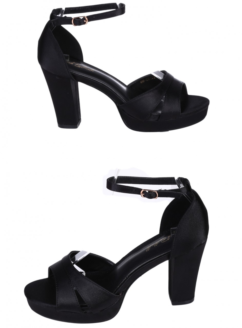  4M-26200(25138) black satin