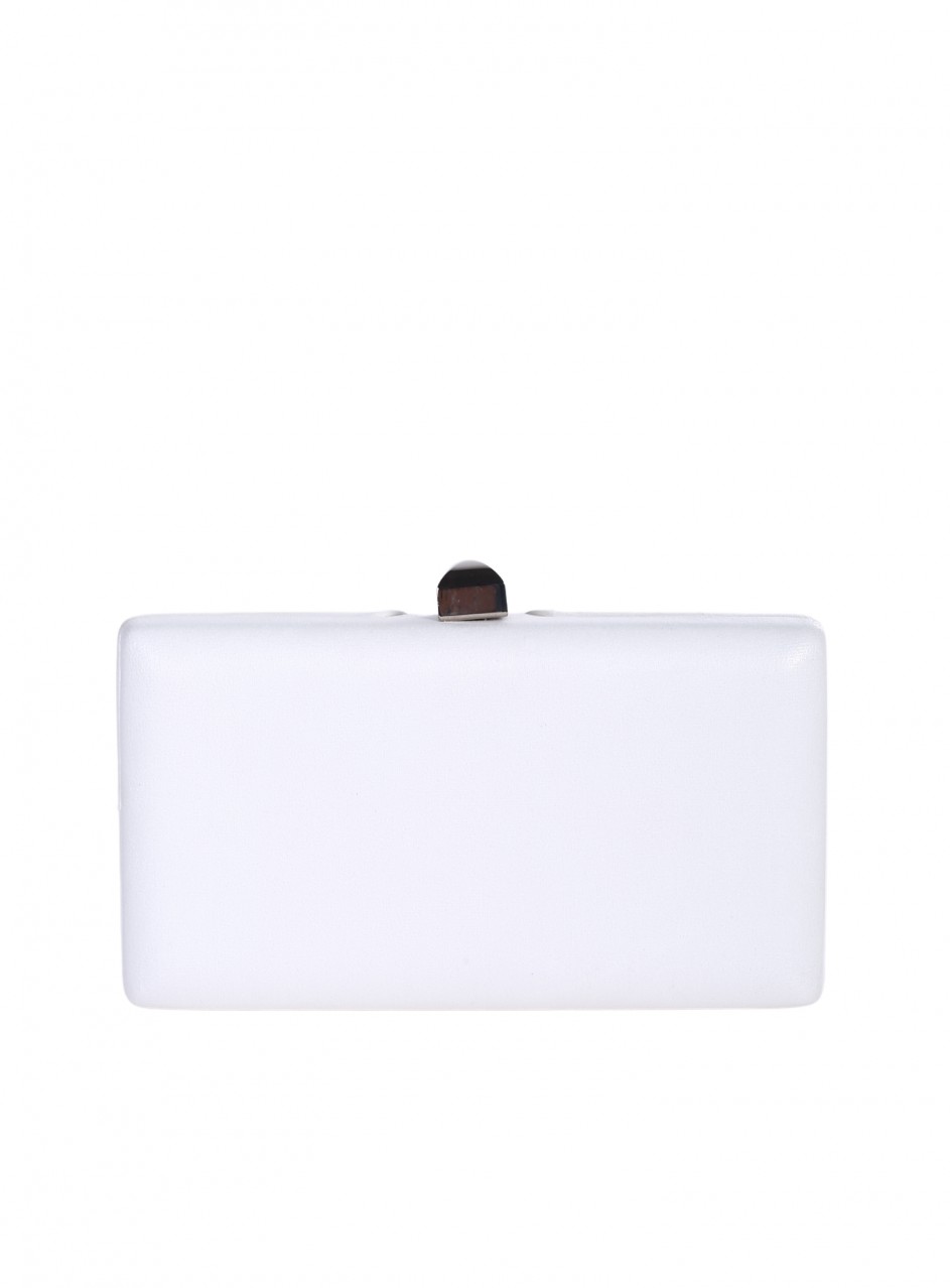 Елегантна дамска чанта, в бяло 9AG-26136 white