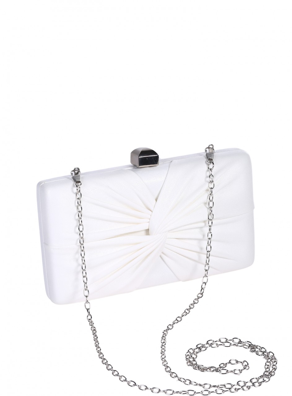 Елегантна дамска чанта, в бяло 9AG-26136 white
