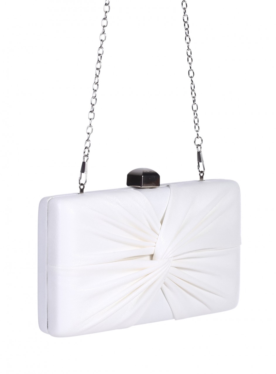 Елегантна дамска чанта, в бяло 9AG-26136 white