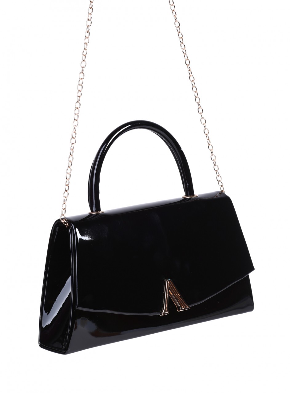 Елегантна дамска чанта, в черно 9AG-26137 black