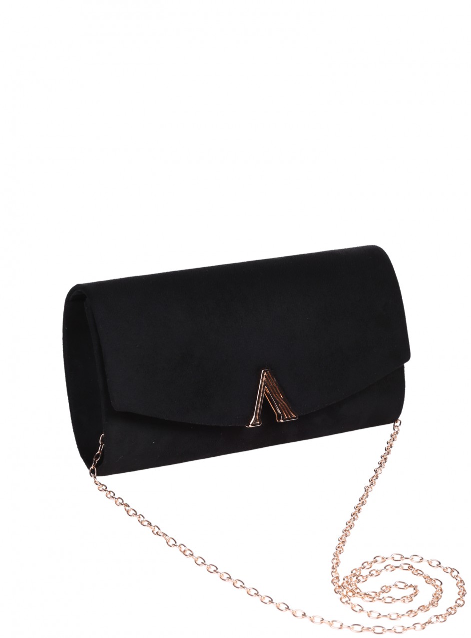 Елегантна дамска чанта, в черно 9AG-26138 black mf