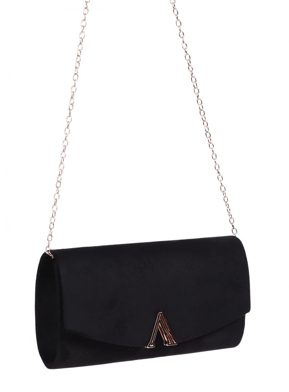 Елегантна дамска чанта, в черно 9AG-26138 black mf