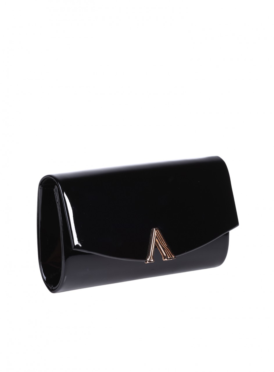 Елегантна дамска чанта, в черно 9AG-26138 black pu