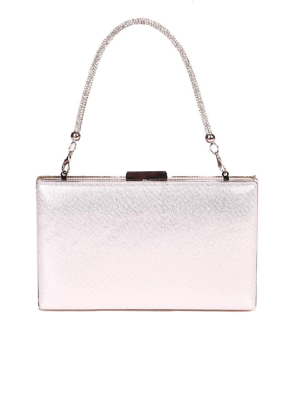 Елегантна дамска чанта, в сребристо 9AG-26141(24135) silver