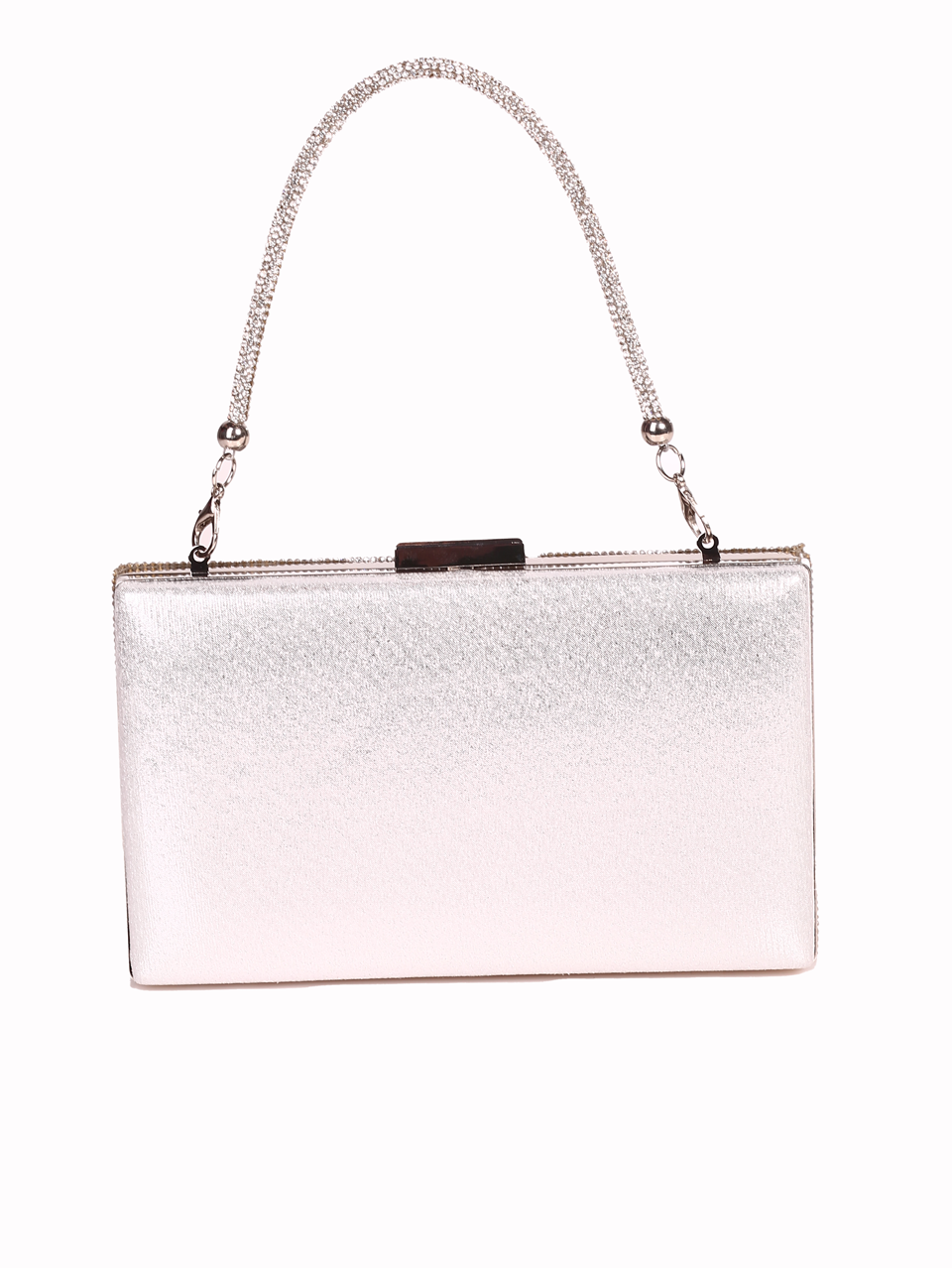 Елегантна дамска чанта, в сребристо 9AG-26141(24135) silver