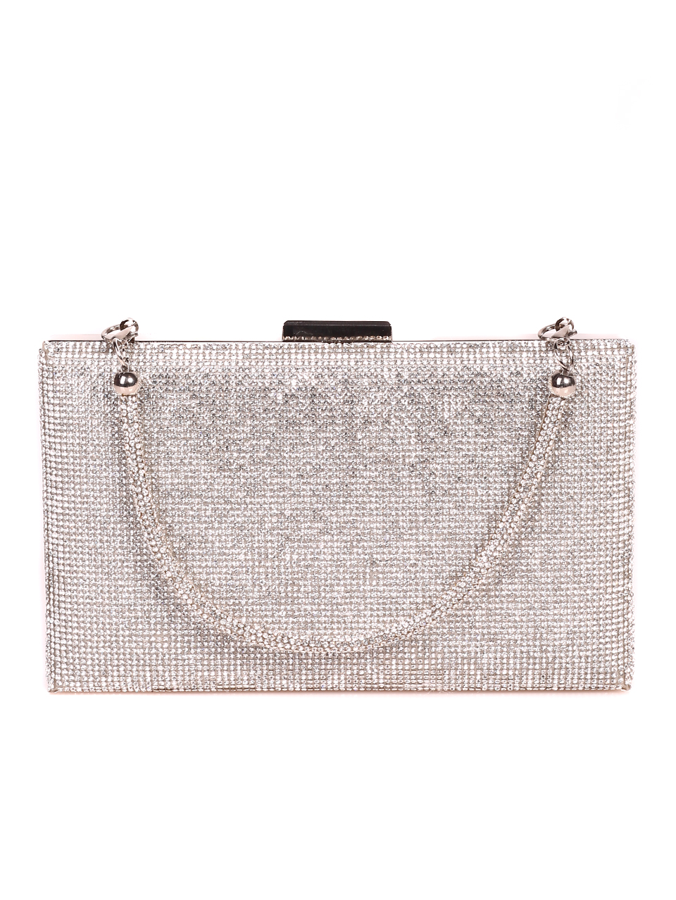 Елегантна дамска чанта, в сребристо 9AG-26141(24135) silver