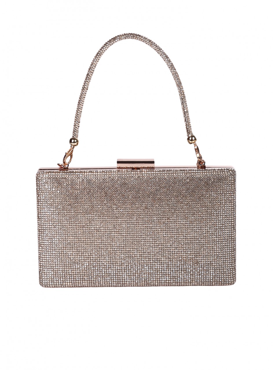 Елегантна дамска чанта, в златисто 9AG-26141 l.gold