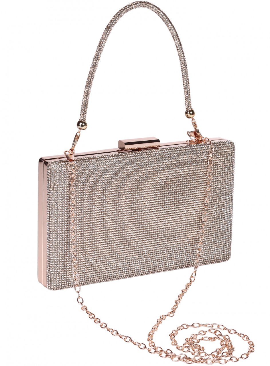 Елегантна дамска чанта, в златисто 9AG-26141 l.gold