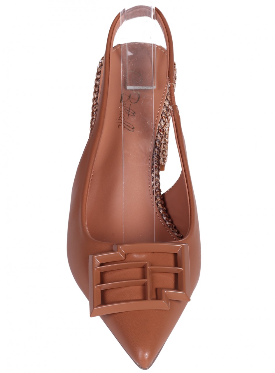 Елегантни дамски обувки в кафяво 3C-26043 brown