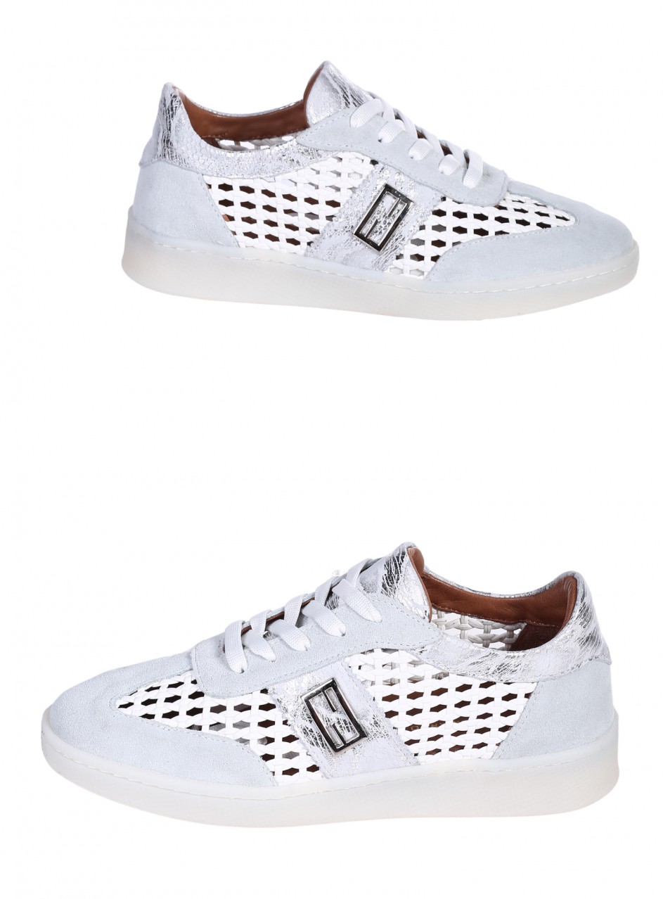 Ежедневни дамски обувки от естествена кожа 3AT-26249 white