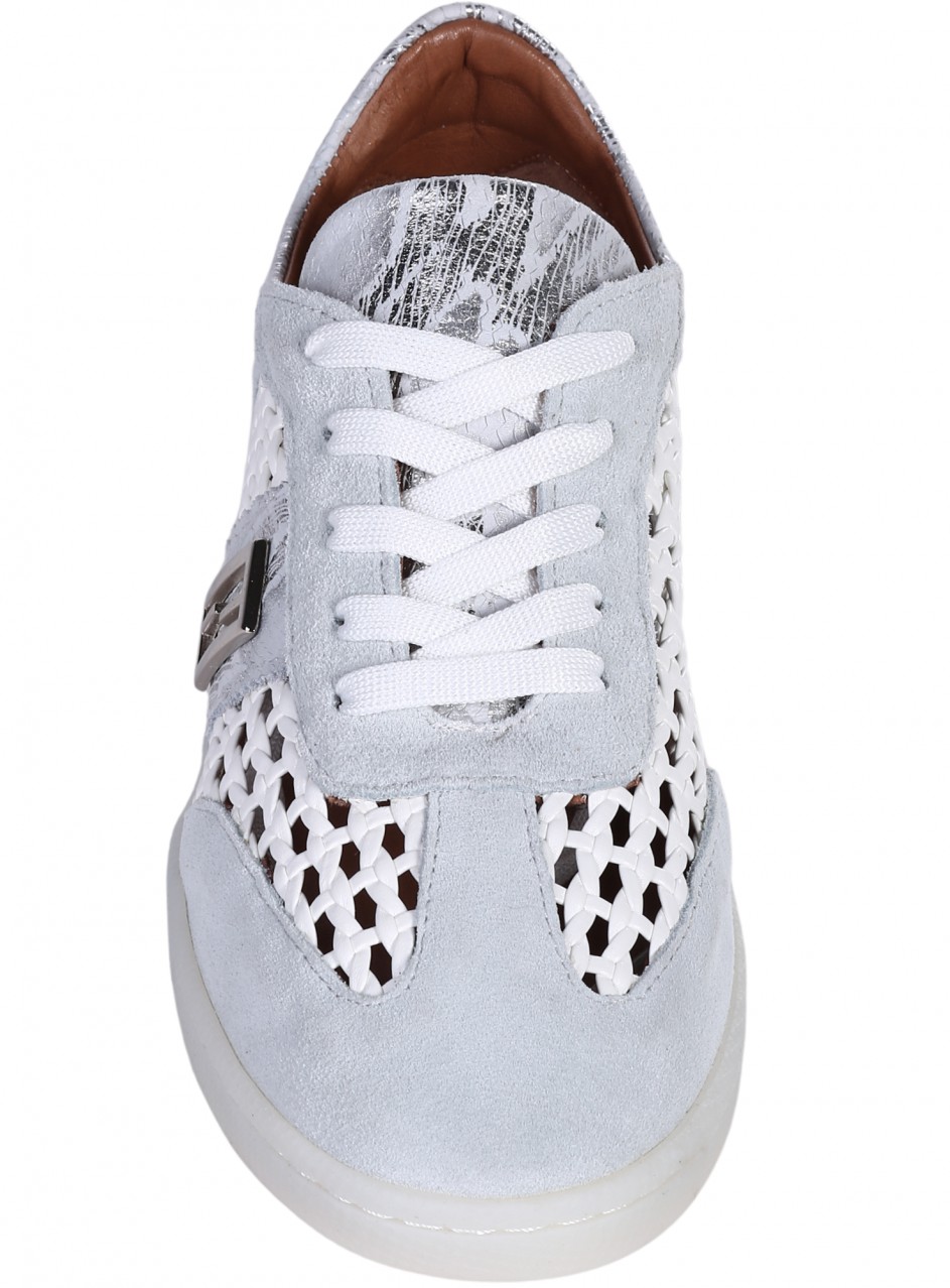 Ежедневни дамски обувки от естествена кожа 3AT-26249 white