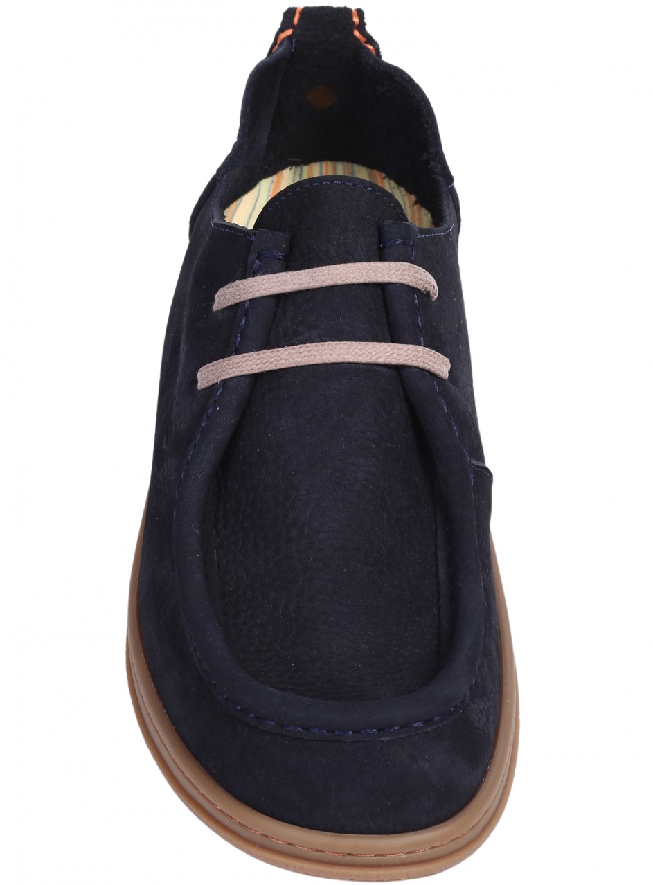 Мъжки обувки от естествен набук в цвят нави 7AT-26308 navy