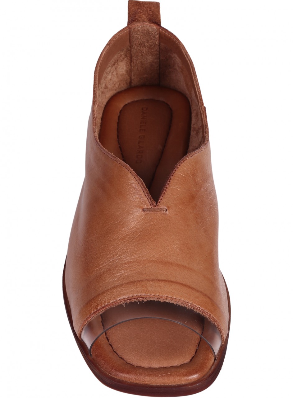 Ежедневни дамски обувки от естествена кожа в бежово 3AT-26244 beige