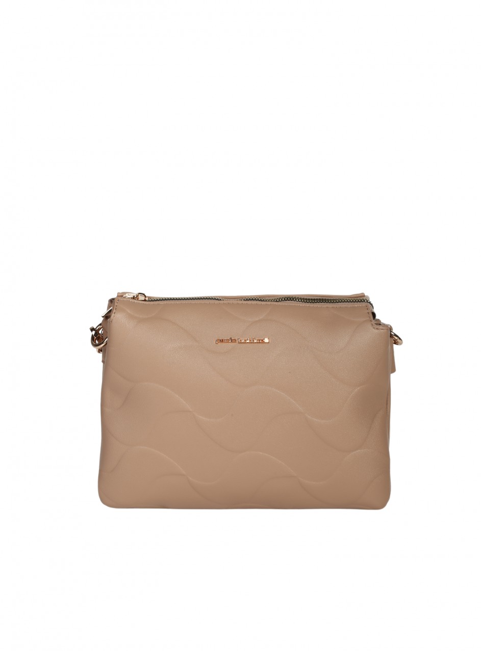 Ежедневна дамска чанта в бежов цвят 9Q-26152 beige