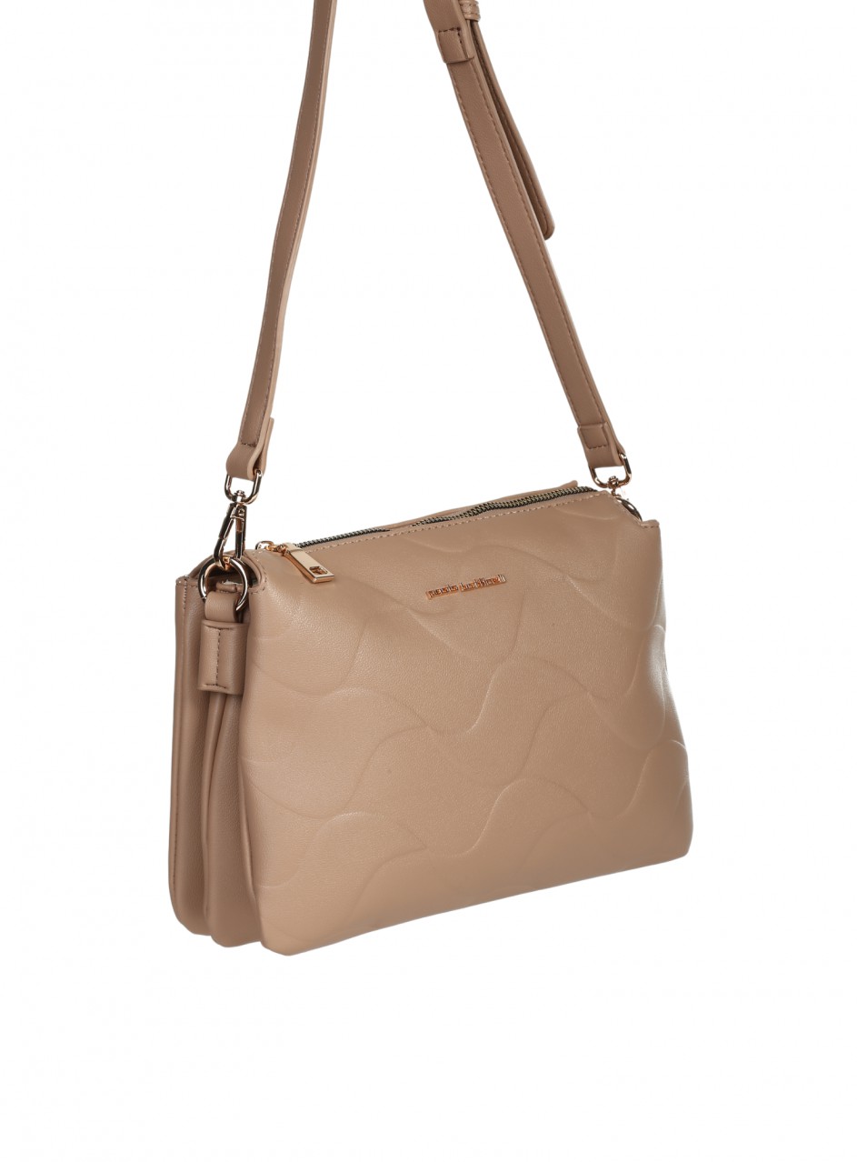 Ежедневна дамска чанта в бежов цвят 9Q-26152 beige